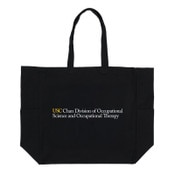 USC Trojans Chan Division of Occupational Science and Occupational Therapy Large Pocket Black Tote Bag